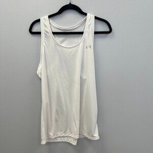 Under Armour Women's Velocity Solid Tank in White - Large - NWT